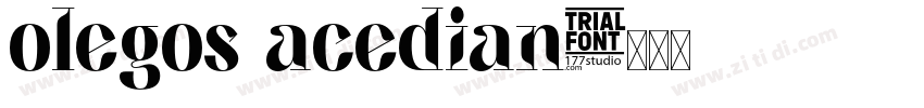 olegos acedian字体转换